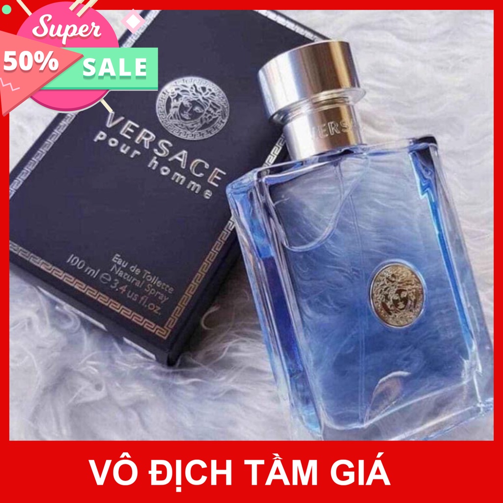 Nước hoa nam Versace Pour Homme 100ml - Tươi mát & lịch lãm lưu hương lâu