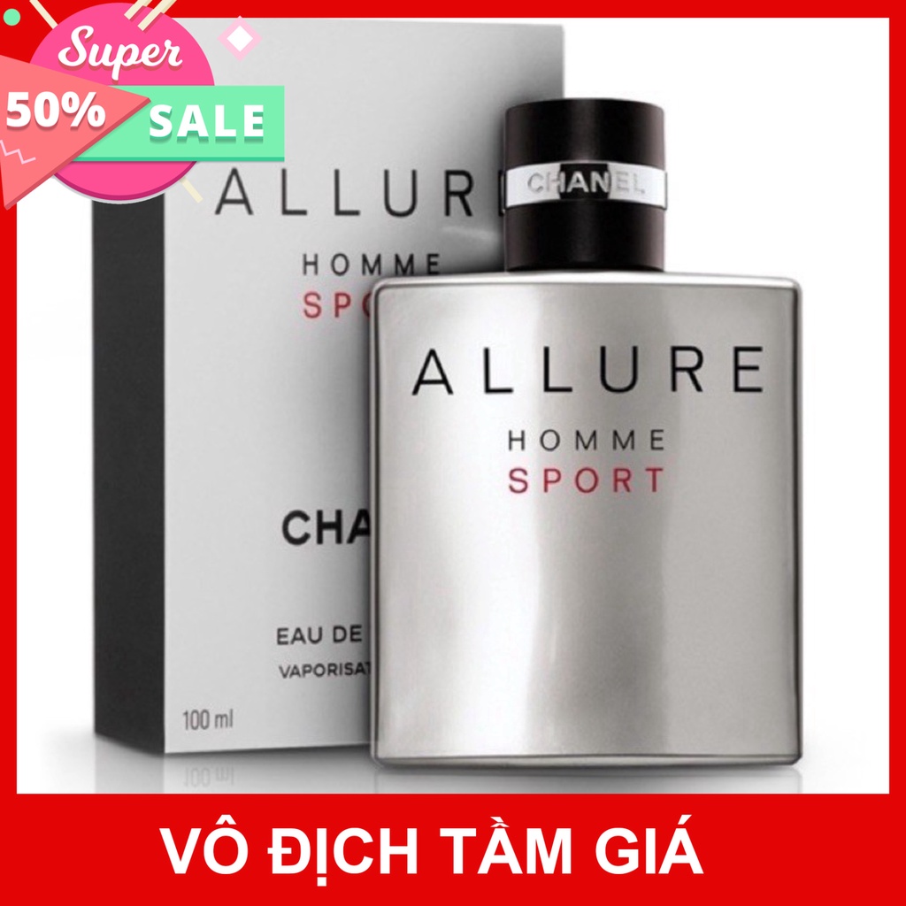 Nước Hoa Nam Nữ Thơm Lâu Allure Homme Sport 100ml lưu hương lâu