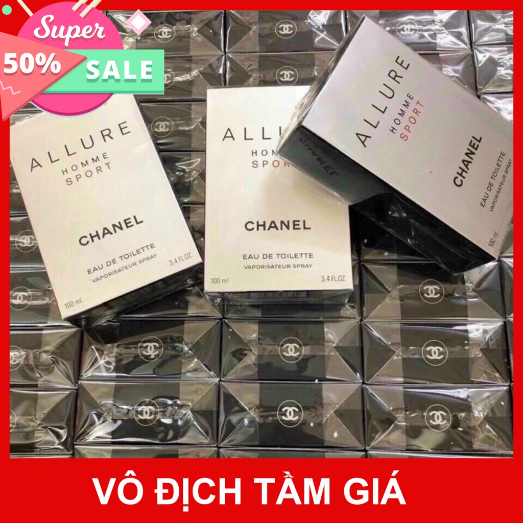 Nước Hoa Nam Nữ Thơm Lâu Allure Homme Sport 100ml lưu hương lâu