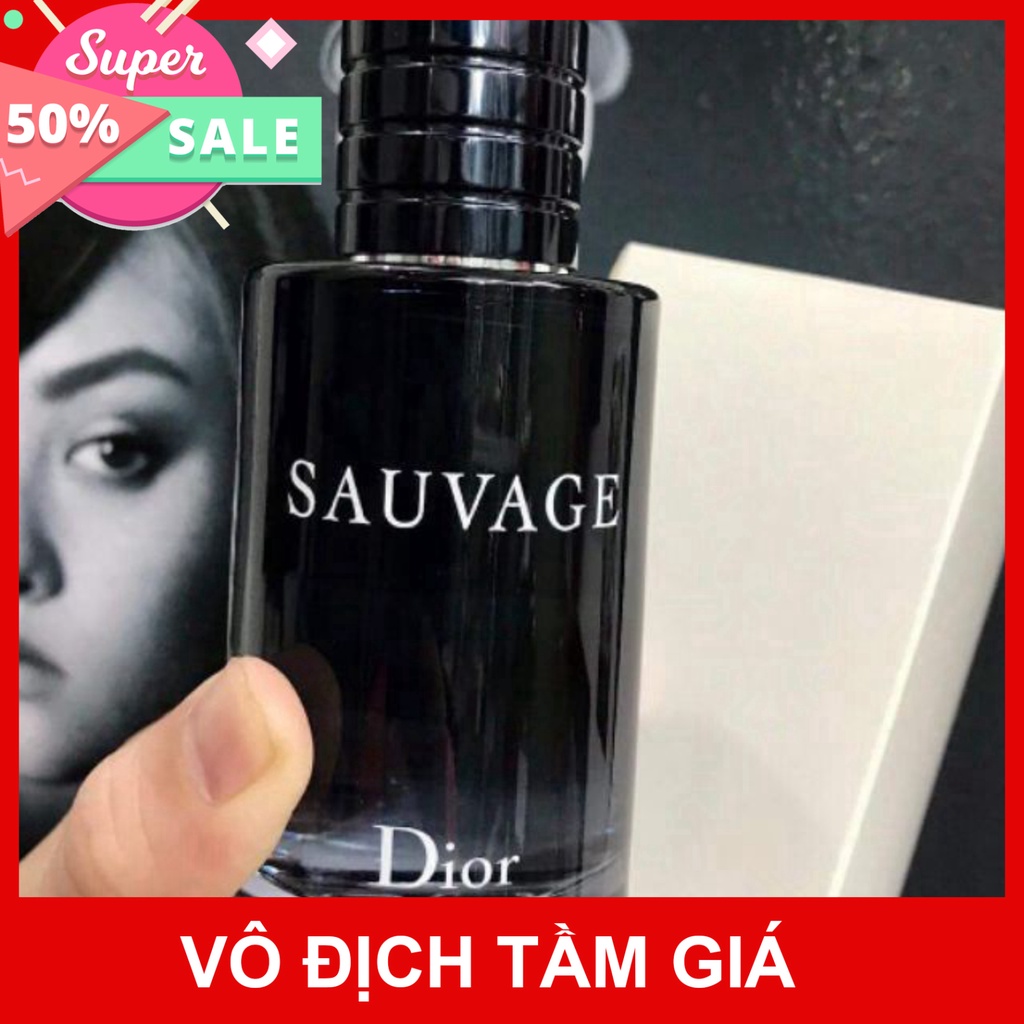 Nước hoa nam   nam tính mạnh mẽ cuốn hút Sauvage EDT 100ml lưu hương lâu