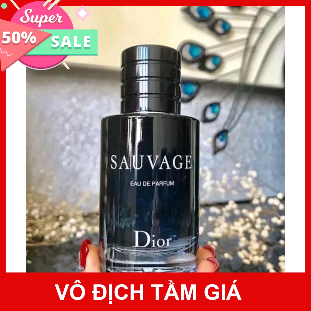 Nước hoa nam   nam tính mạnh mẽ cuốn hút Sauvage EDT 100ml lưu hương lâu
