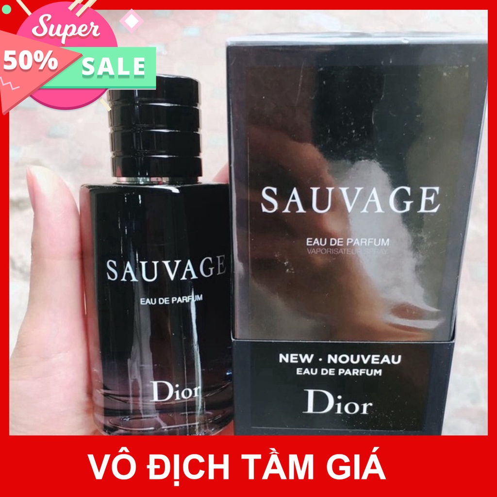 Nước hoa nam   nam tính mạnh mẽ cuốn hút Sauvage EDT 100ml lưu hương lâu