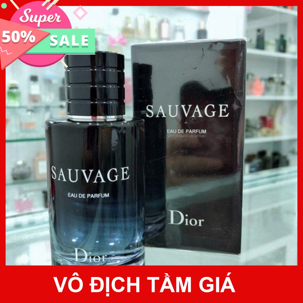 Nước hoa nam   nam tính mạnh mẽ cuốn hút Sauvage EDT 100ml lưu hương lâu