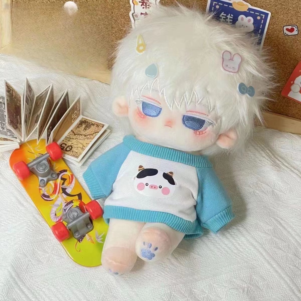 Búp Bê Nhồi Bông Hình Nhân Vật gojo satoru attribute xing che ~ 20cm Dễ Thương
