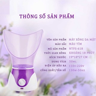 Máy Xông Mặt Mũi Thảo Dược NTFS 618