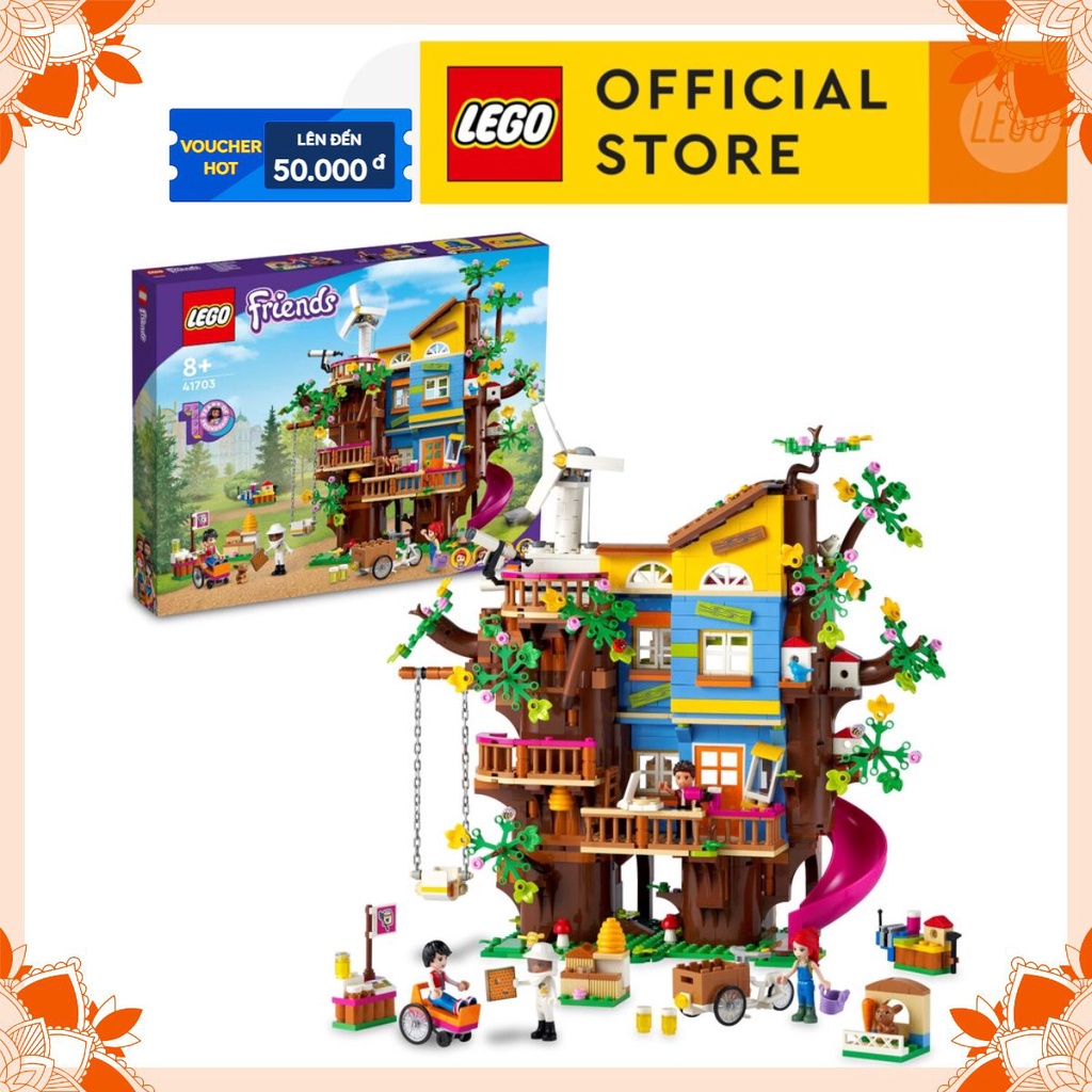 Xả hàng  LEGO Friends 41703 Nhà Cây Tình Bạn  tặng kèm xe