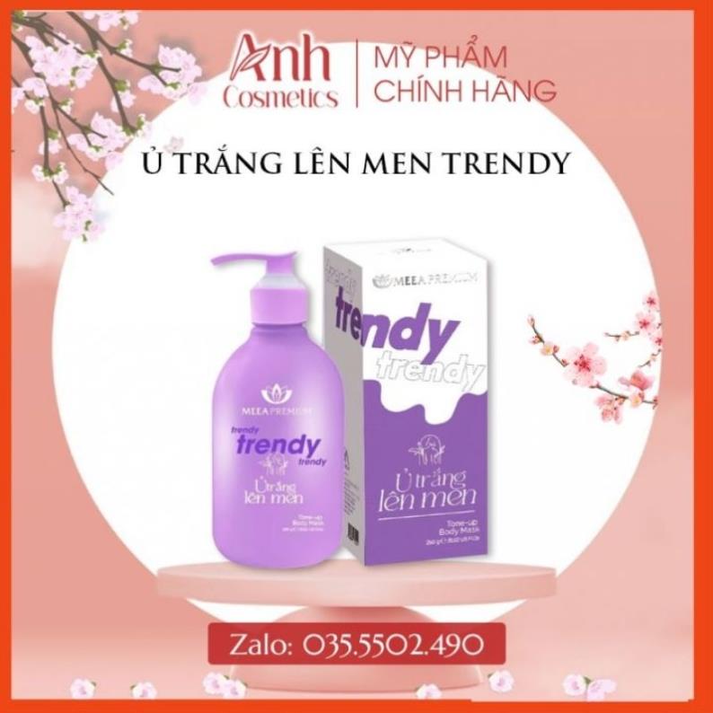 Ủ Trắng Lên Men Trendy Meea Premium  Meea OrganicDưỡng Trắng Da Nâng Tone Mịn Màng