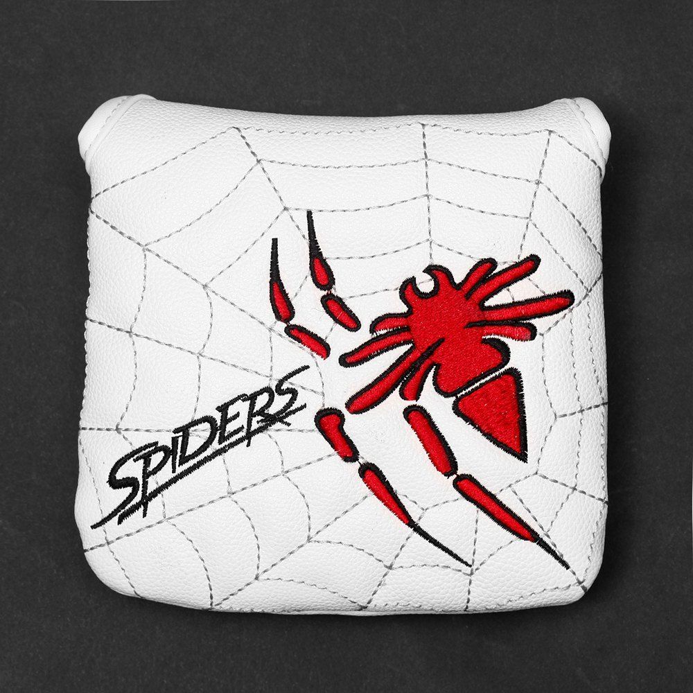 Spider Spider Square Putter Cover GOLF Club Cover Head Cover Vỏ bảo vệ Bóng Head Cap Cover GOLF