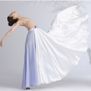 Chân váy múa truyền thống trung hoa xoay 720 độ