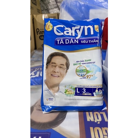 Bịch 3 Miếng Bỉm Dán Caryn Cho Mẹ Sau Sinh L3 - Tã Dán Caryn Cho Người Cao Tuổi