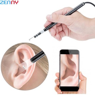 Camera nội soi tai siêu nét đi kèm bộ đầu lấy ráy, Dụng cụ lấy ráy tai chuyên nghiệp, đầu lấy ráy tai thông minh