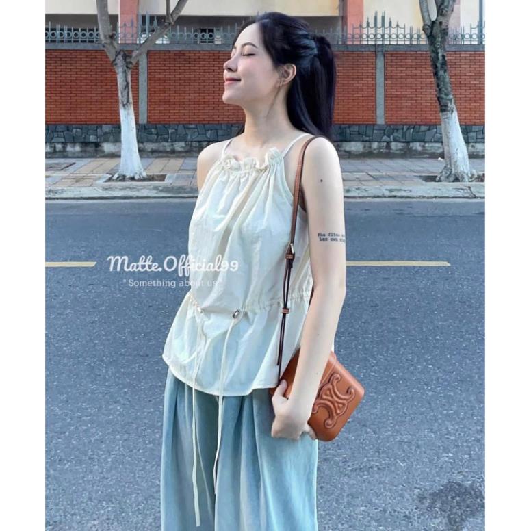 Túi Ce.lin dáng hộp màu nâu hàng QC cho nữ