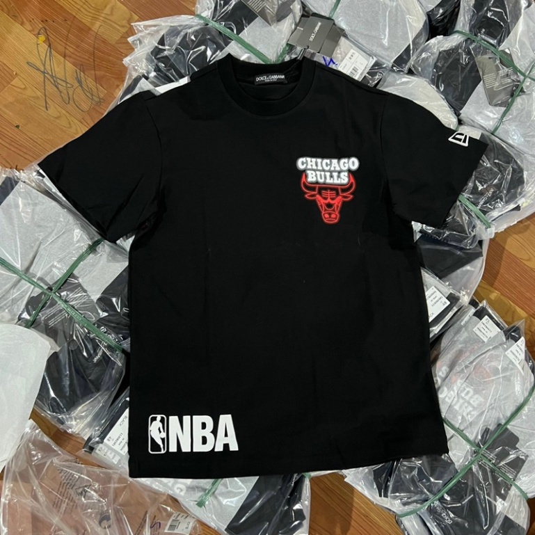 Áo Cộc Nam Nữ In Chữ Chicago Bulls Hình Bò Tót Đỏ Hai Mặt . Áo Thun Cộc Tay Hàng Siêu Cấp Cho Các Boy Phố Hót 202