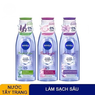 Nước tẩy trang nivea chai 125ml,200ml