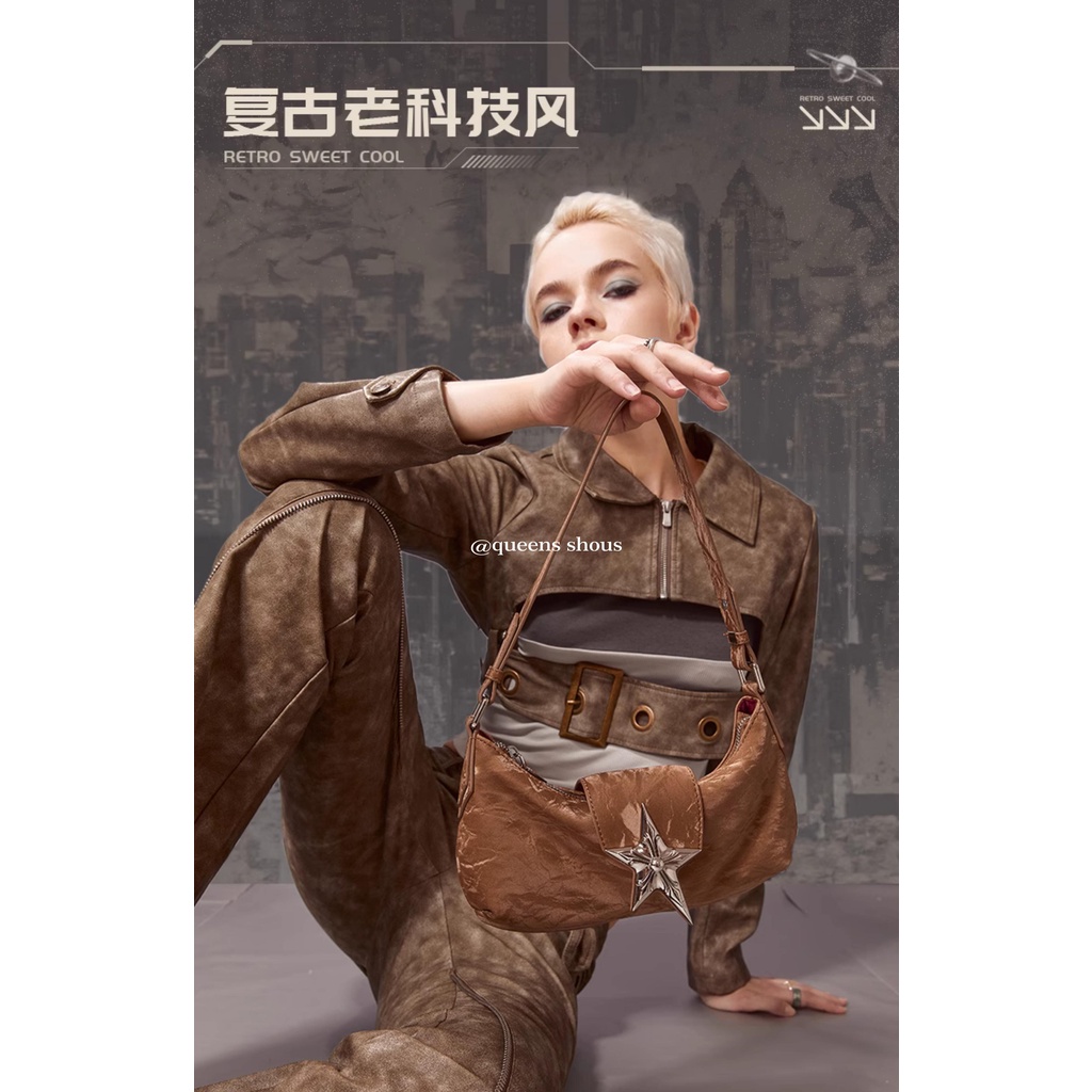 Túi Đeo Chéo Phong Cách retro Thời Trang Thu Đông Mới Cho Nữ
