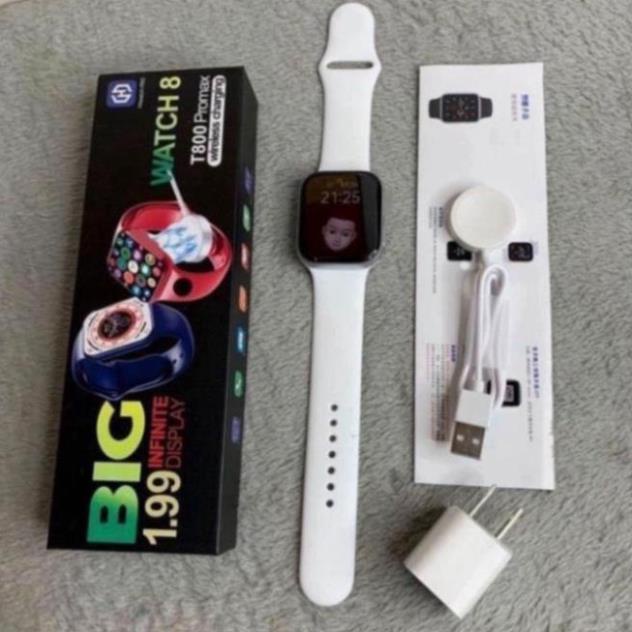 Đồng Hồ Thông Minh Thế Hệ Mới T800 Promax Chống Nước Nghe Gọi Nhận Full Thông Báo bibitech - BH 12 tháng