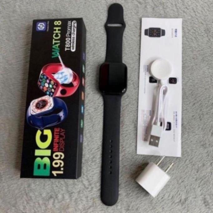 Đồng Hồ Thông Minh Thế Hệ Mới T800 Promax Chống Nước Nghe Gọi Nhận Full Thông Báo bibitech - BH 12 tháng
