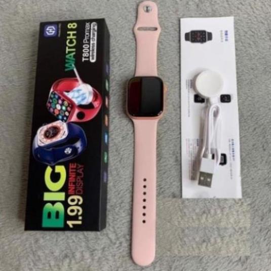 Đồng Hồ Thông Minh Bluetooth T800 Promax Bản 5.0 Kết Nối Bluetooth,Nghe Gọi, Nhận Thông Báo- BH 12 Tháng