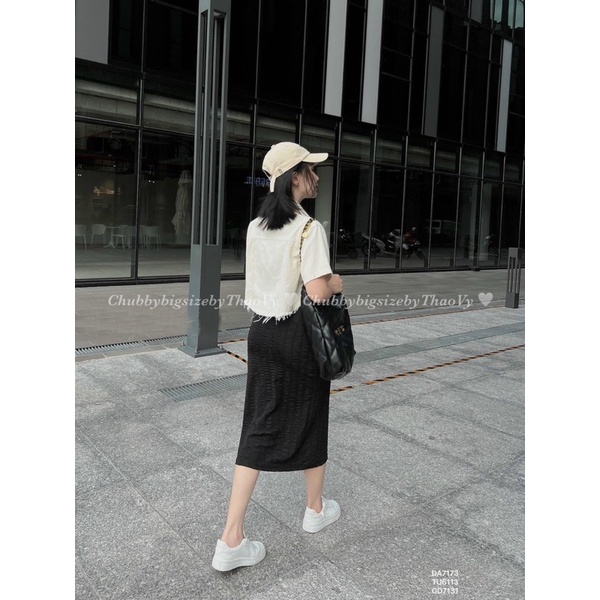 SET ĐẦM 2S ÁO KHOÁC JEAN CROPTOP BIGSIZE TỪ 50-100kg