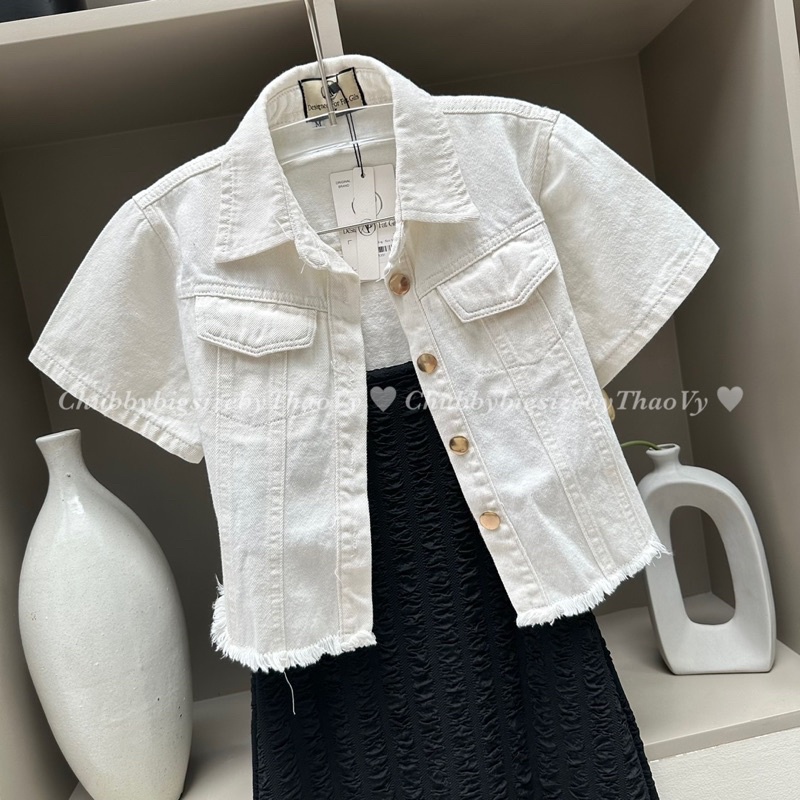 SET ĐẦM 2S ÁO KHOÁC JEAN CROPTOP BIGSIZE TỪ 50-100kg