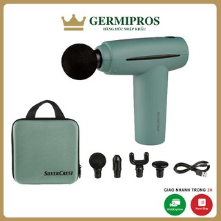 Máy massage thư giãn cơ bắp Silvercrest, máy mát xa mini cầm tay Silvercrest 6 đầu thay thế