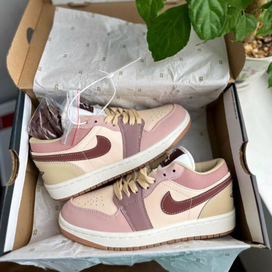 Giày thể thao Jordan 1 Low Milk Tea, JD Thấp Trà Sữa Bản Đẹp Chuẩn SC tặng kèm dây phụ - 19