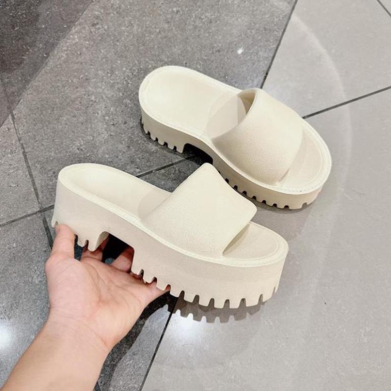 Dép GC đế xuồng nữ đế cao 6cm ,dép răng cưa chất EVA siêu nhẹ, êm chân, chọn chuẩn size hottrend