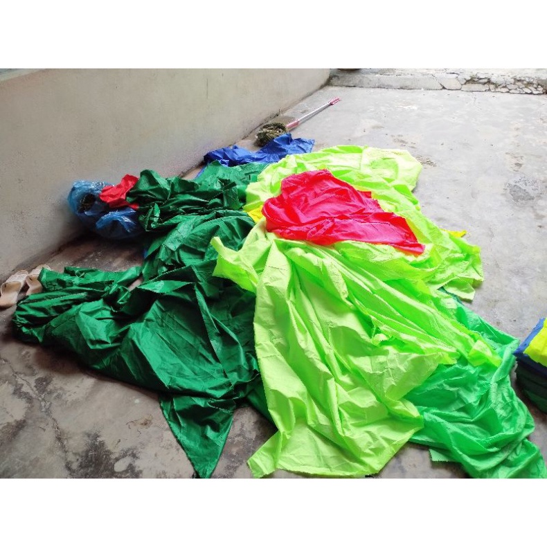 Vải làm diều, Vải khâu diều to bé các loại