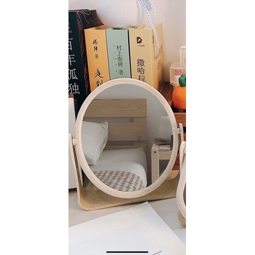 📣 Gương lúa Mạch Trang Điểm Để Bàn Xoay 360 Độ Giá rẻ 89