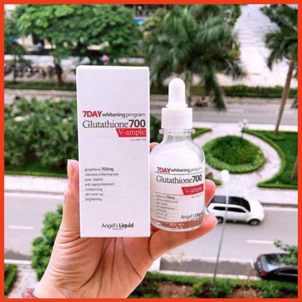 Huyết Thanh Trắng Da 7Day Whitening Program Glutathione 700 V-Ample MIT_Cosmetic