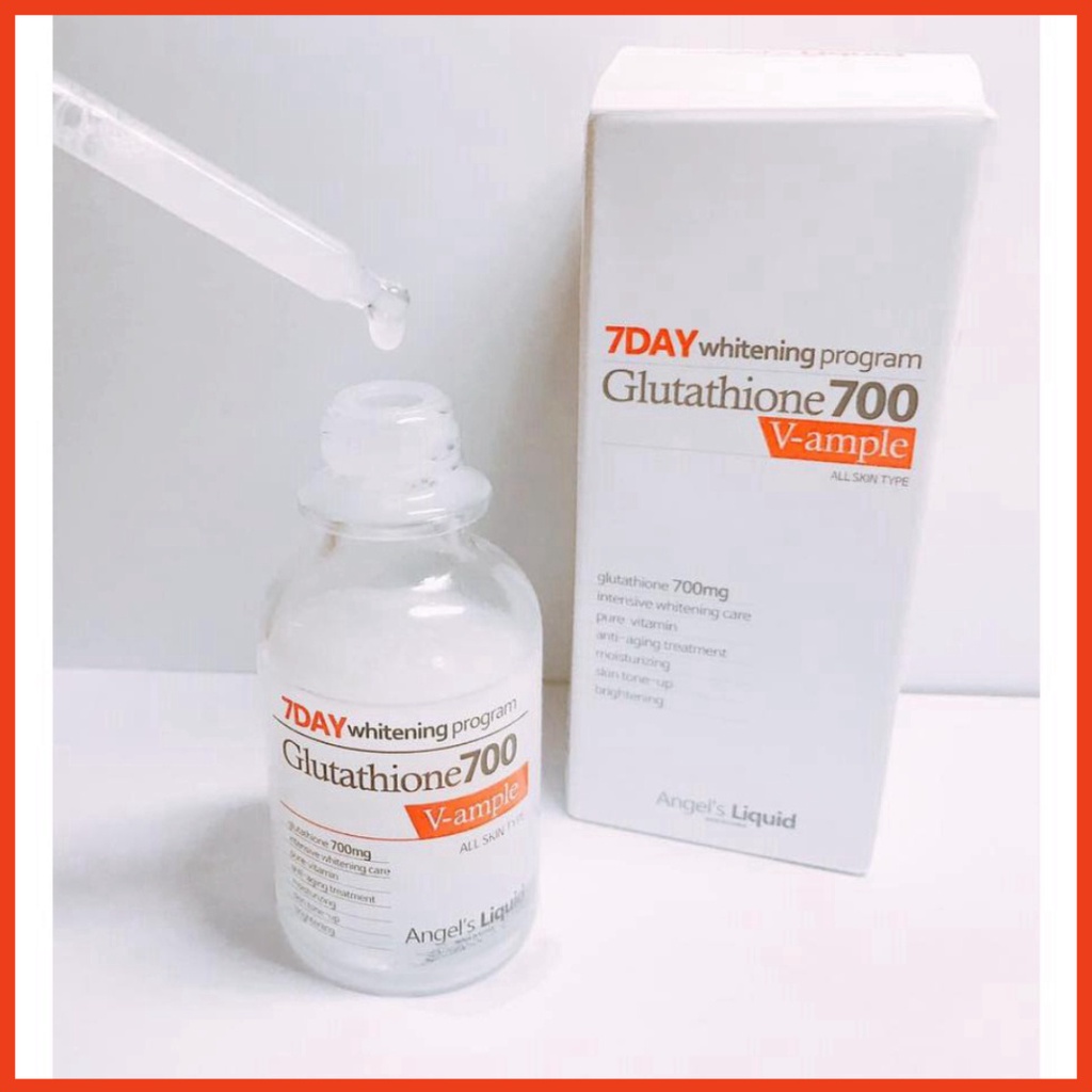 Huyết Thanh Trắng Da 7Day Whitening Program Glutathione 700 V-Ample MIT_Cosmetic