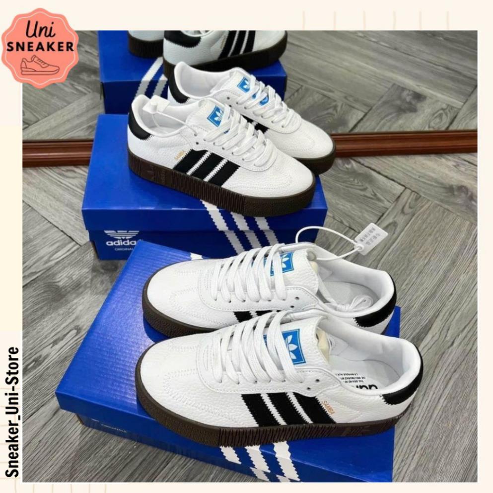Giày_Adidas Samba Đế Cao, Giày_Adidas Samba Rose White Gum Thời Trang Nữ