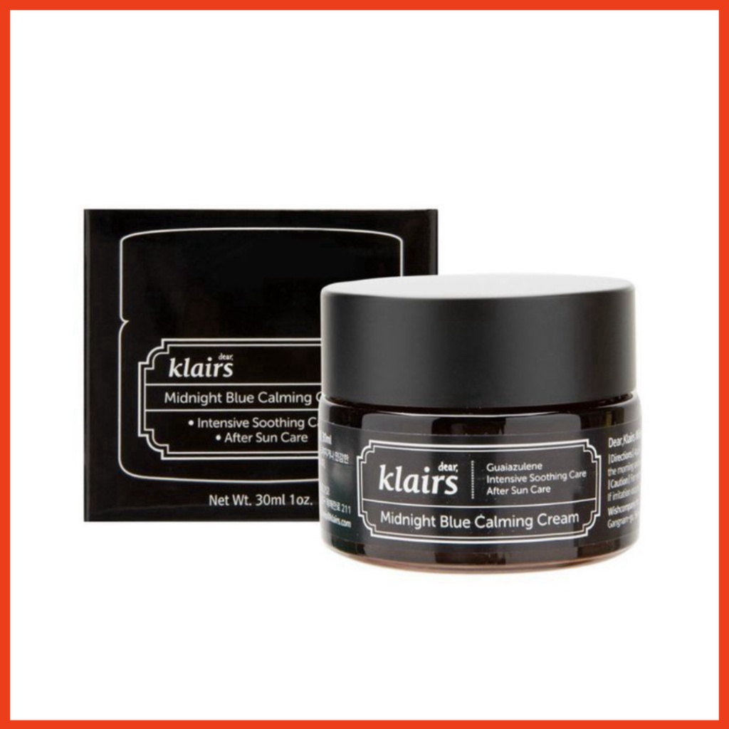 Kem Phục Hồi Da Klairs Midnight Blue Cream 30ml MIT_Cosmetic