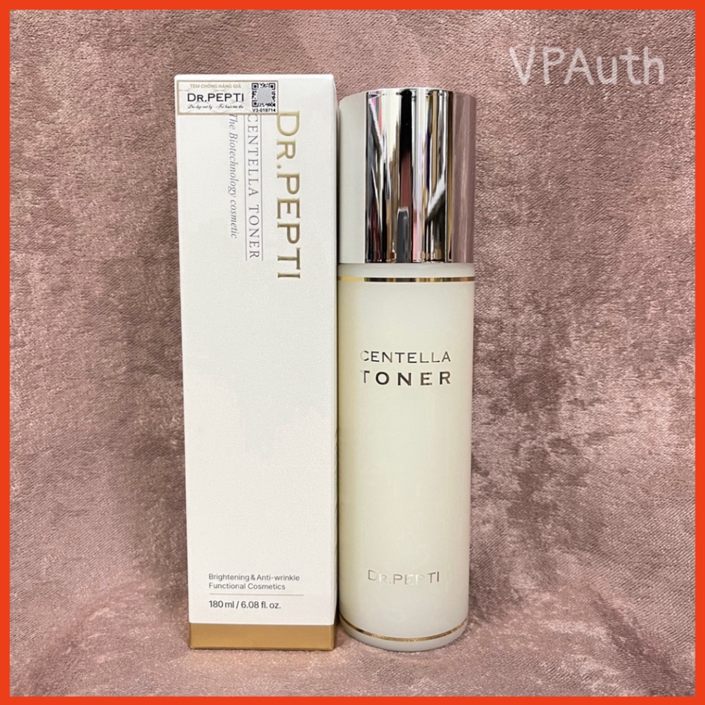 Nước Hoa Hồng Dưỡng Da Căng Bóng Dr.Pepti Centella Toner 180ml  MIT_Cosmetic