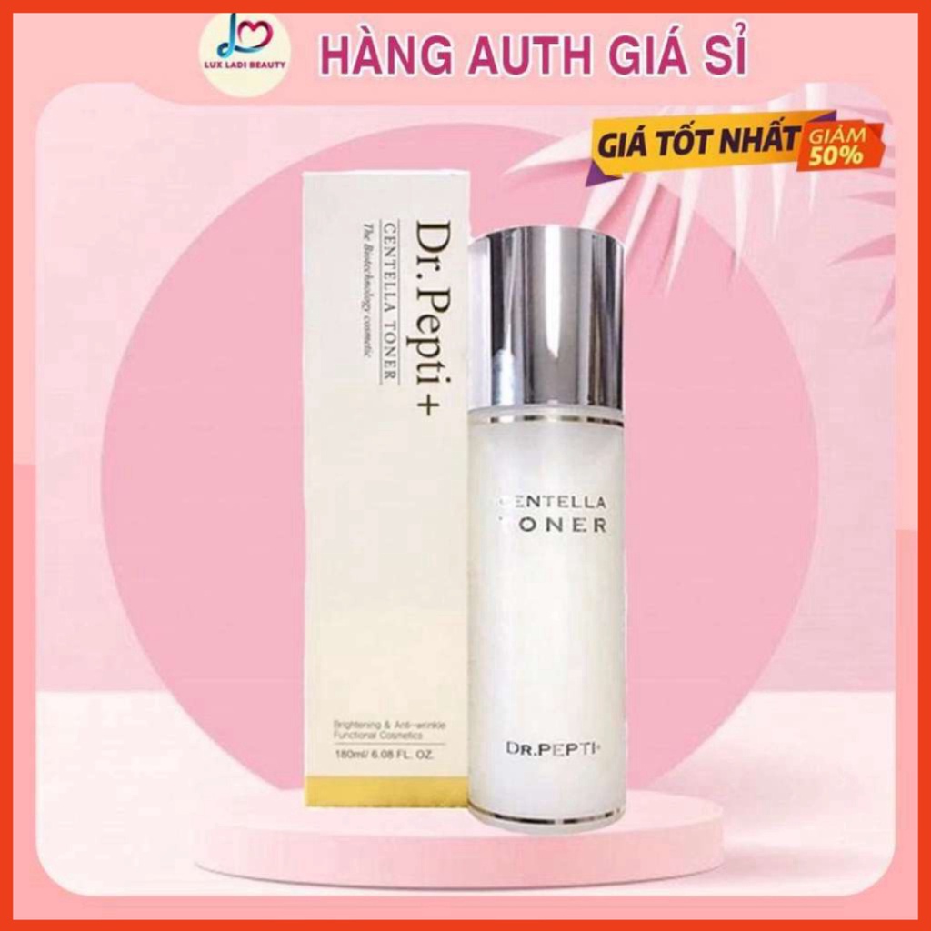 Nước Hoa Hồng Dưỡng Da Căng Bóng Dr.Pepti Centella Toner 180ml  MIT_Cosmetic
