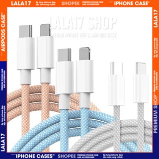 Dây Cáp Sạc Nhanh 1 đầu USB Type-C 20W 1 đầu Chuyên Dụng Cho iP chống rối đứt