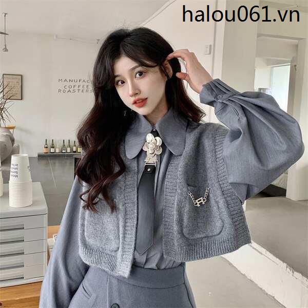 Cà Vạt Da Phối Khóa Kim Loại Phong Cách punk jk 2023 Cho Nữ