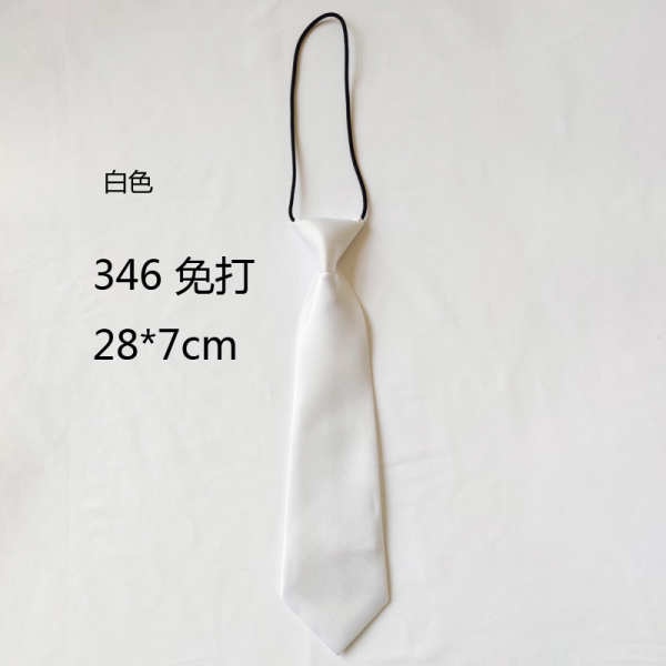 Cà Vạt Nhỏ 35 Màu Trơn Dễ Thương Dành Cho Bé Gái Mặc Đồng Phục