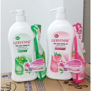 Sữa Tắm Trắng Da Hương nước hoa Gervenne 900g