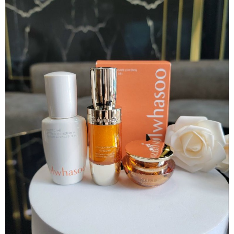 Sét Sulwhasoo nhân sâm trẻ hóa da 3 món