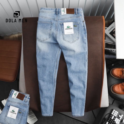 Quần Jean Nam LACOSTE XANH WAS SÁNG 2023 Tag Da Hàng Tết Đang onl Web Siêu Xịn Cao Cấp Dolamen