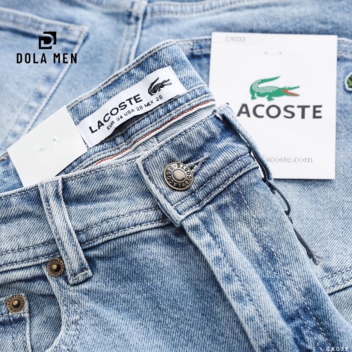 Quần Jean Nam LACOSTE XANH WAS SÁNG 2023 Tag Da Hàng Tết Đang onl Web Siêu Xịn Cao Cấp Dolamen