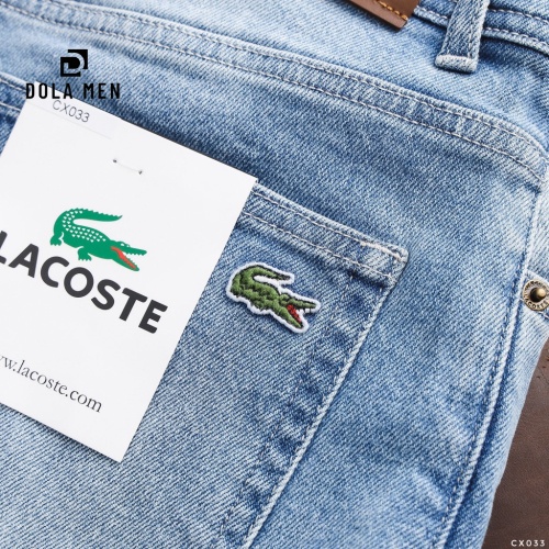 Quần Jean Nam LACOSTE XANH WAS SÁNG 2023 Tag Da Hàng Tết Đang onl Web Siêu Xịn Cao Cấp Dolamen