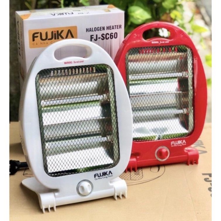 Quạt sưởi Đèn sưởi hồng ngoại hình cá 800w, có role an toàn