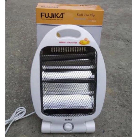 Quạt sưởi Đèn sưởi hồng ngoại hình cá 800w, có role an toàn