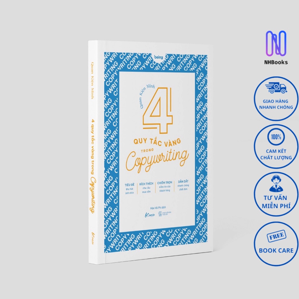 Sách - 4 Quy Tắc Vàng Trong COPYWRITING - NHBOOK - SkyBooks