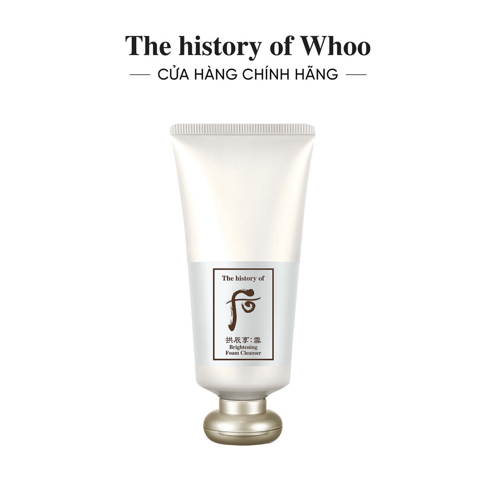 Sữa rửa mặt dưỡng trắng The history of Whoo Gongjinhyang Seol Brightening Foam Cleanser 180ml