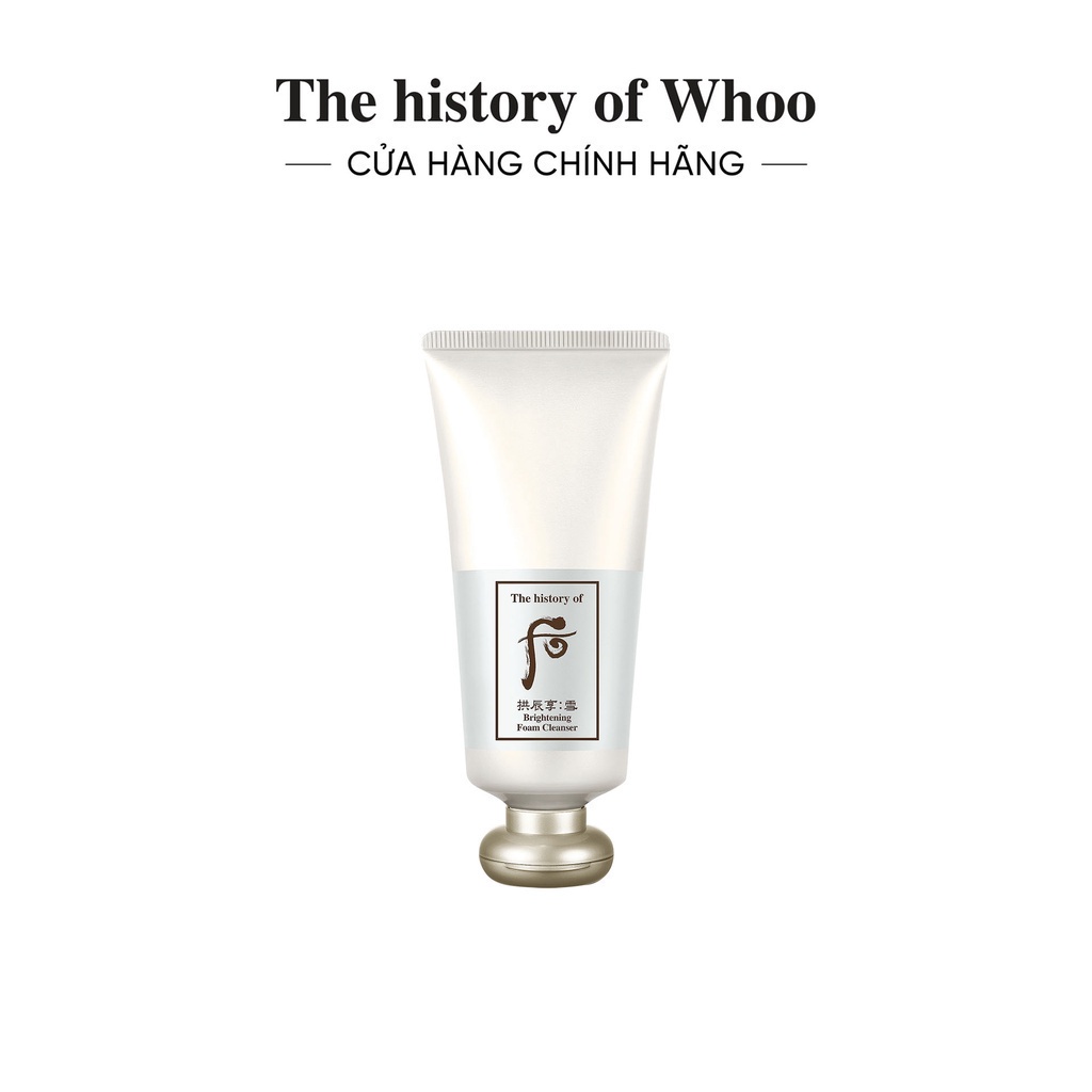 Sữa rửa mặt dưỡng trắng The history of Whoo Gongjinhyang Seol Brightening Foam Cleanser 180ml