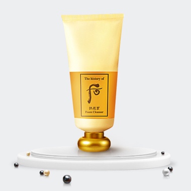 [Mã COSLUX09 giảm 120K đơn 1500K] Sữa rửa mặt dưỡng ẩm The history of Whoo Gongjinhyang Facial Foam Cleanser 180ml