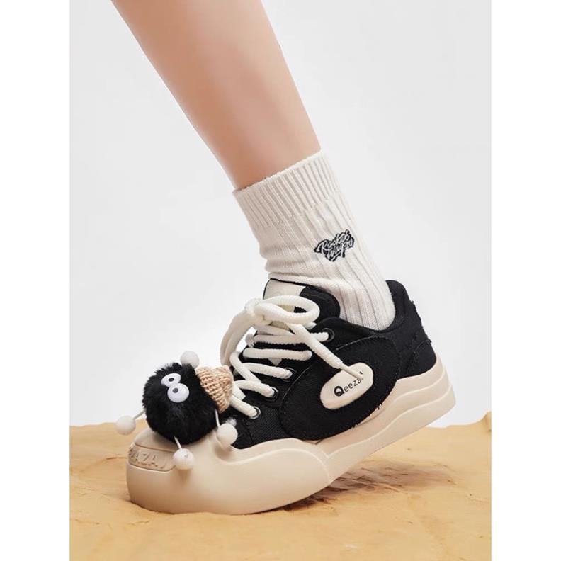 Giày thể thao nữ con cừu Halen đế cao 5cm GD26